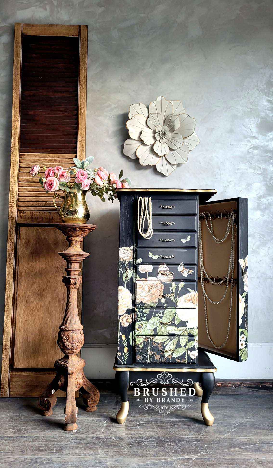 All the Flowers – Botanical & Butterfly Décor Transfer - Tube