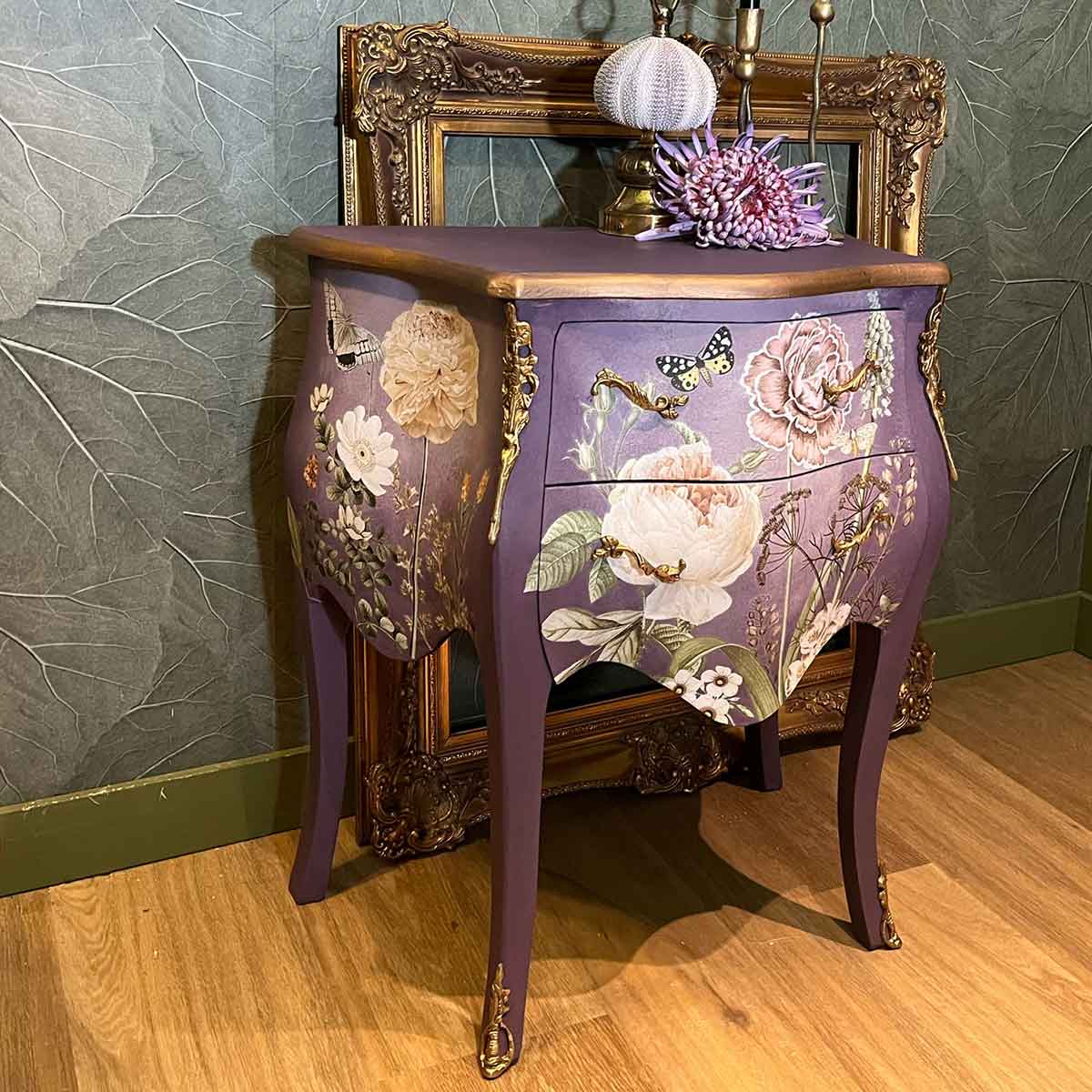 All the Flowers – Botanical & Butterfly Décor Transfer - Tube