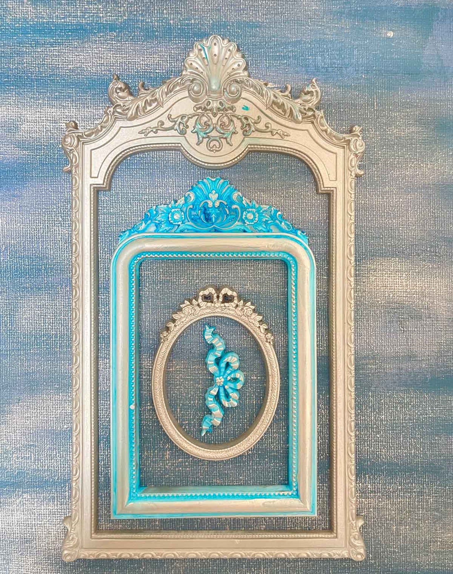 Antique Gaze – 8″x5″, 8mm thickness ~ Redesign Decor Moulds® Silicone Deco Mould - Furniture Decor Mould