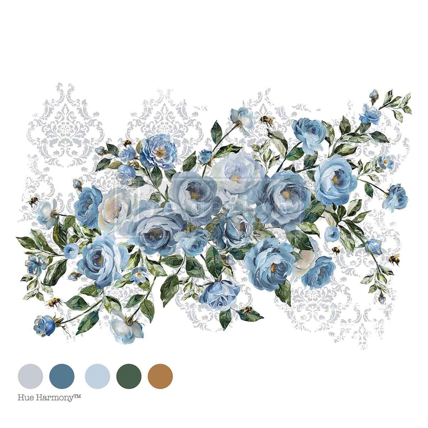 Azure Blossom - Decor Transfers® Redesigns with Prima Furniture Transfers