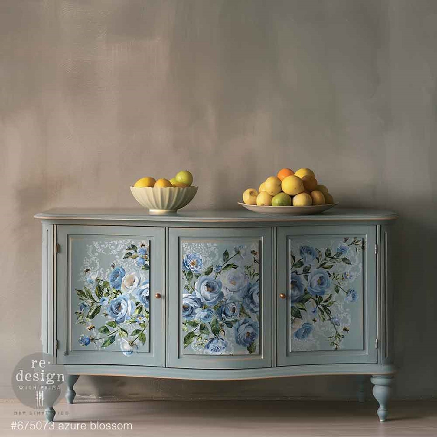 Azure Blossom - Decor Transfers® Redesigns with Prima Furniture Transfers