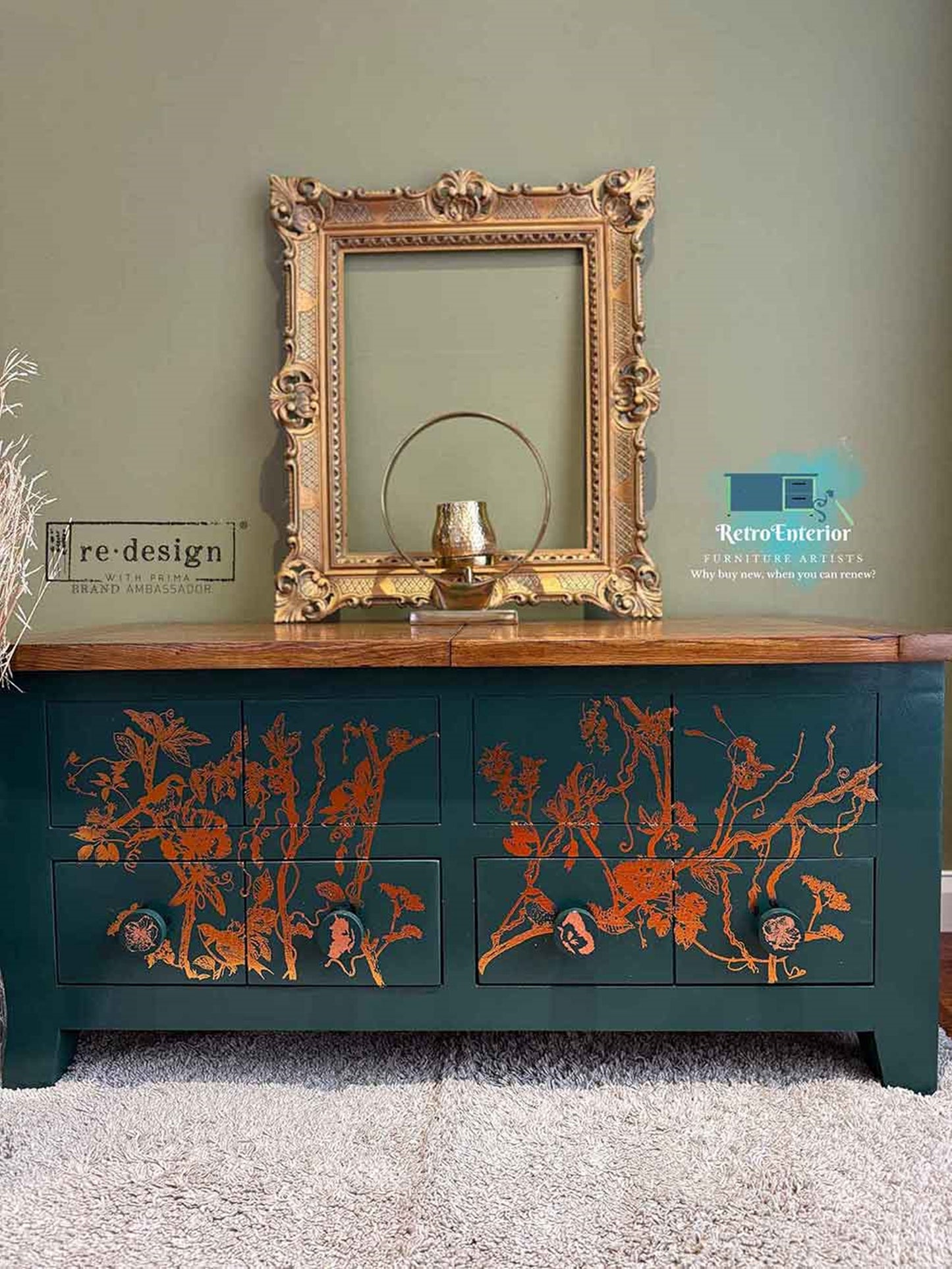 Kacha Collection –Copper Foil – Bird Watching - Decor Transfers®
