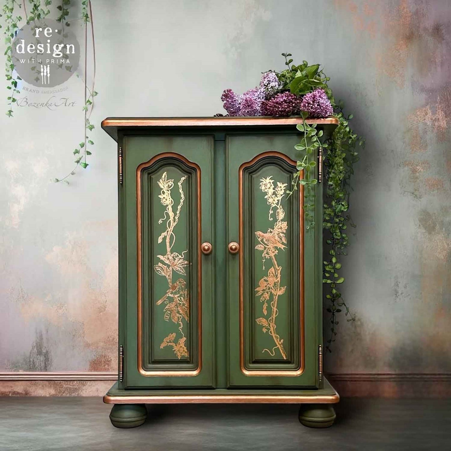 Kacha Collection –Copper Foil – Bird Watching - Decor Transfers®