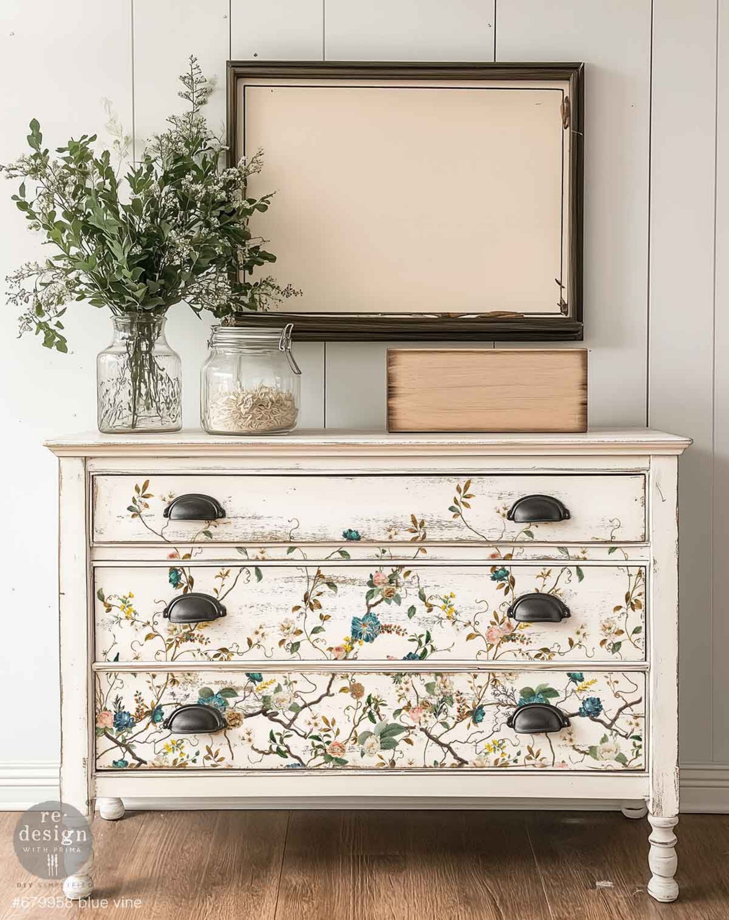 Blue Vine - Decor Transfers® Redesigns with Prima Furniture Transfers