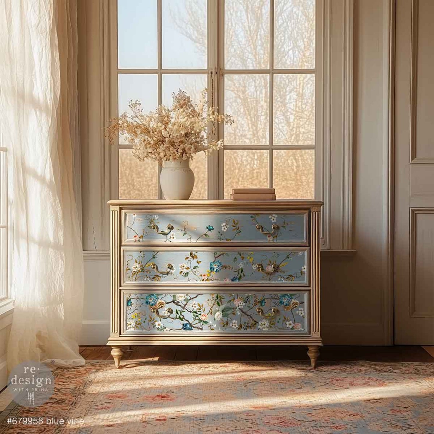 Blue Vine - Decor Transfers® Redesigns with Prima Furniture Transfers
