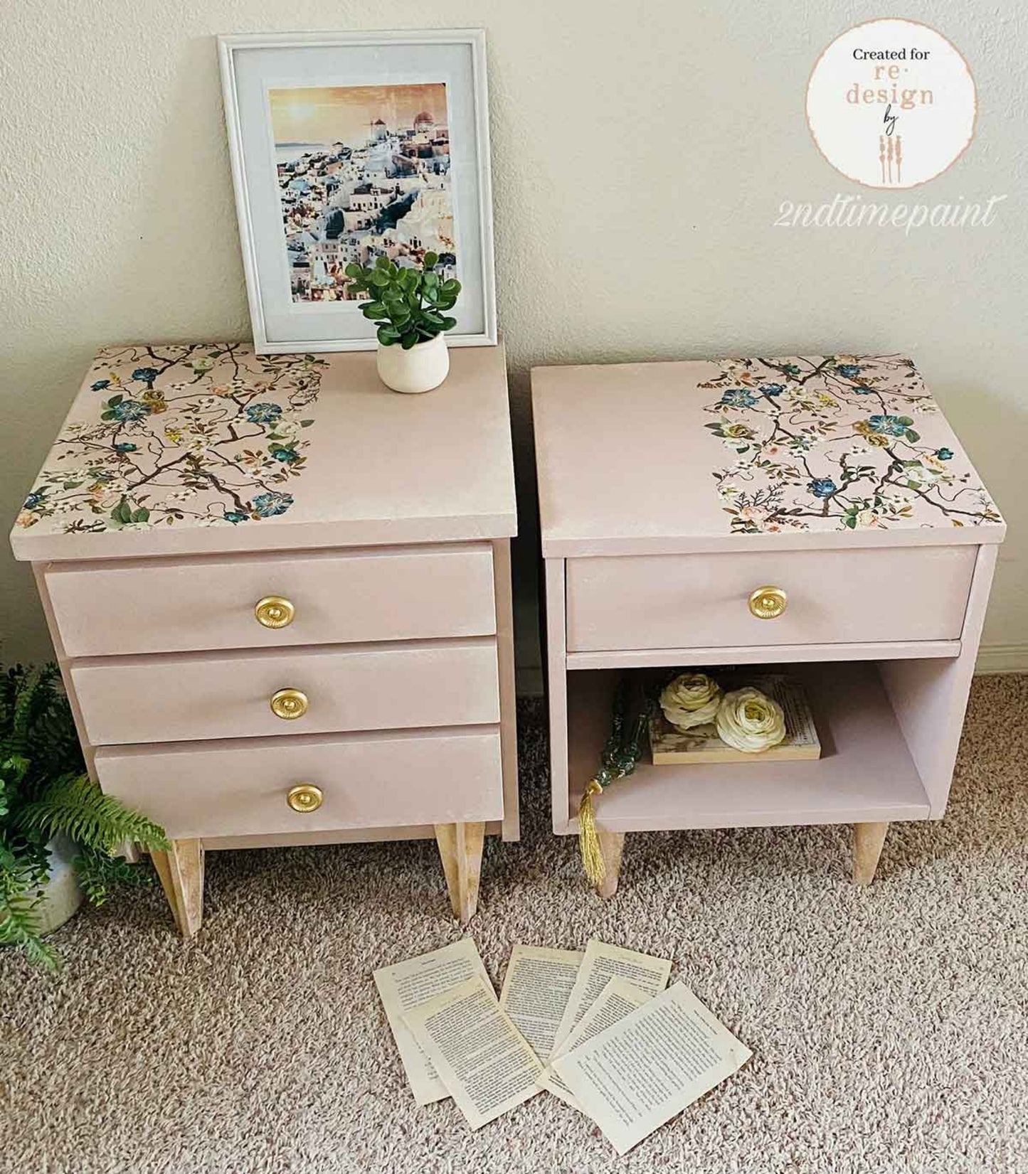 Blue Vine - Decor Transfers® Redesigns with Prima Furniture Transfers
