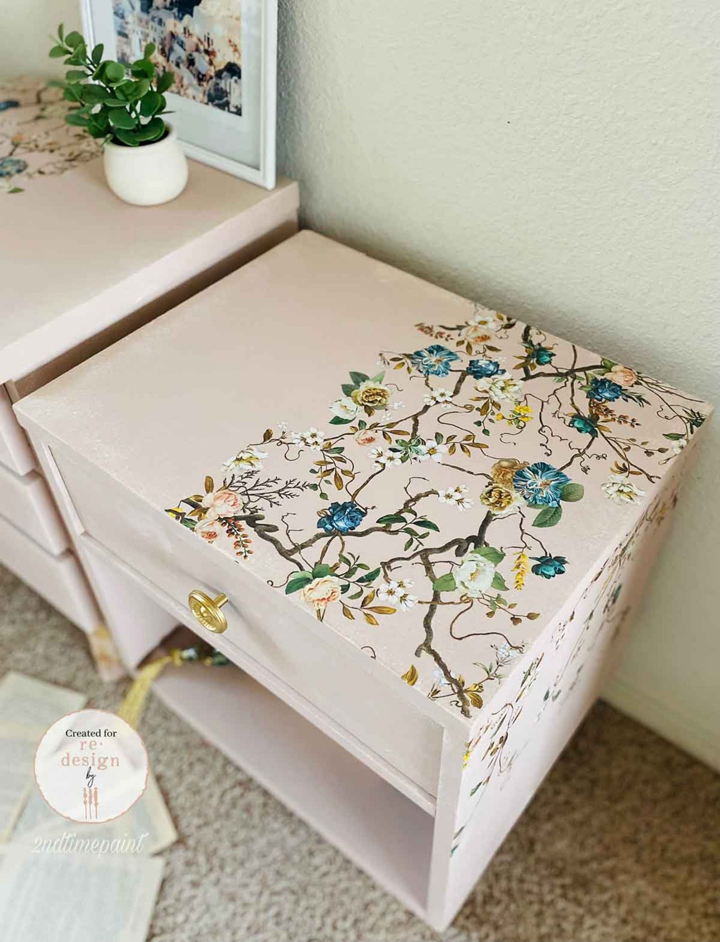 Blue Vine - Decor Transfers® Redesigns with Prima Furniture Transfers