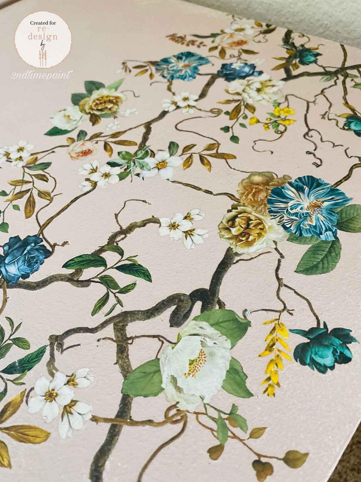 Blue Vine - Decor Transfers® Redesigns with Prima Furniture Transfers