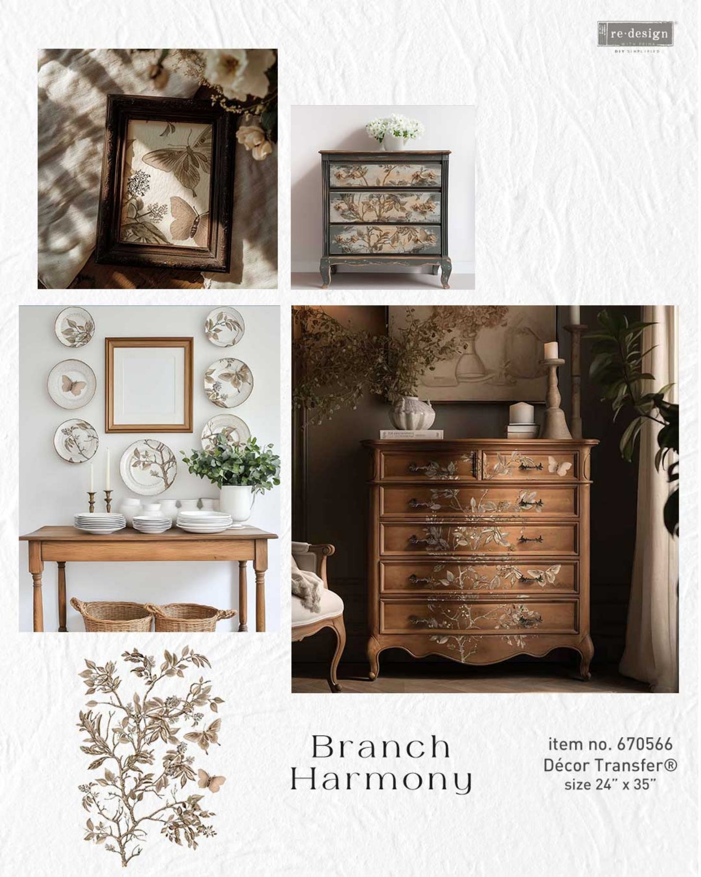 Branch Harmony - Decor Transfers® Redesigns with Prima Furniture Transfers
