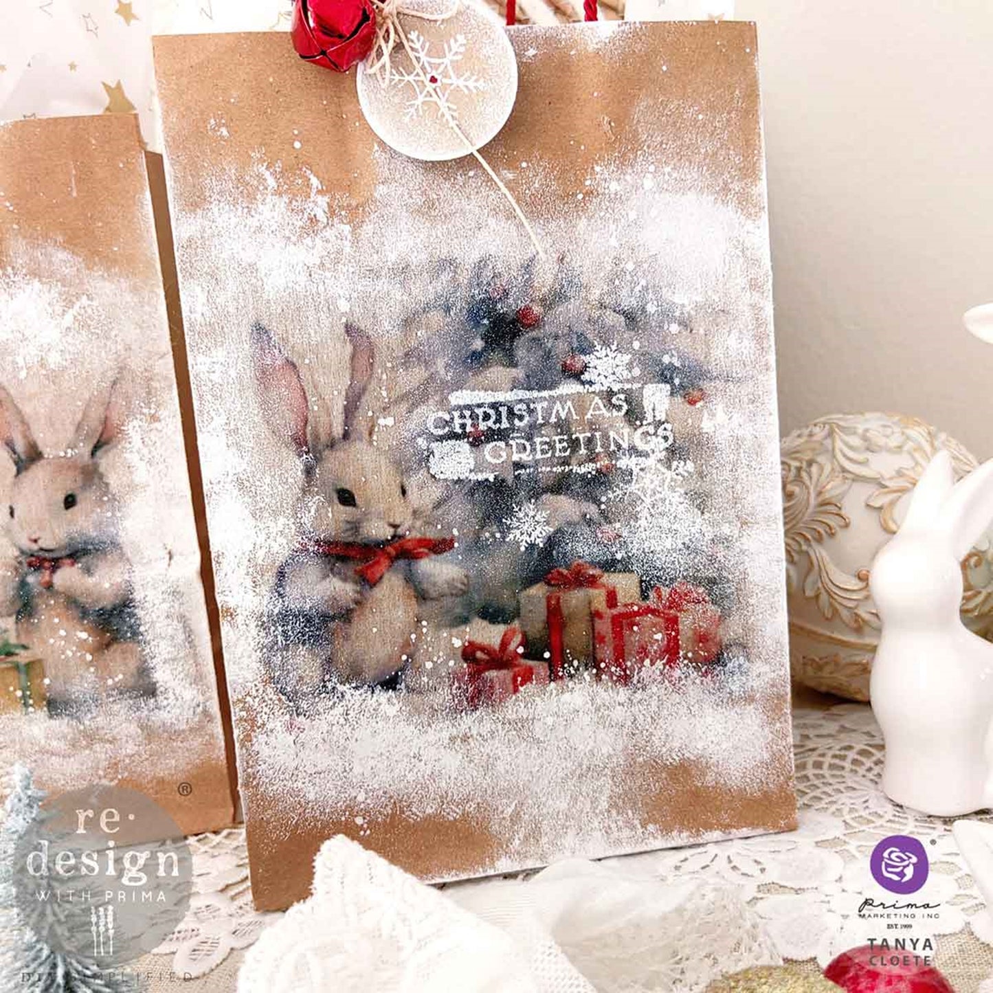 Bunny Wonderland – A3 Decoupage Fiber Paper -11.7”x16.5” each sheet