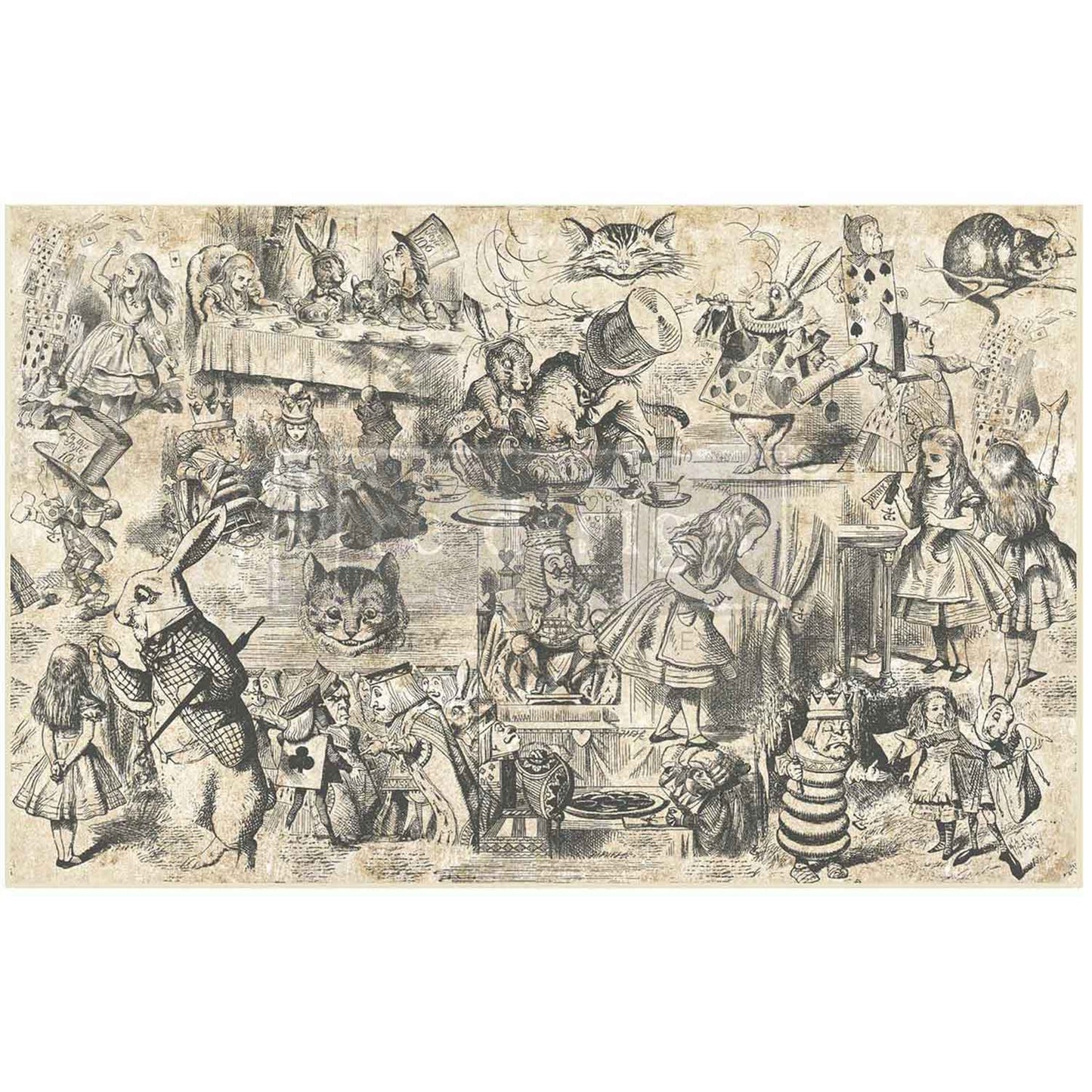 Dreaming in Wonderland ~ DÉCOUPAGE DÉCOR TISSUE PAPER – 19.5″ x 30″