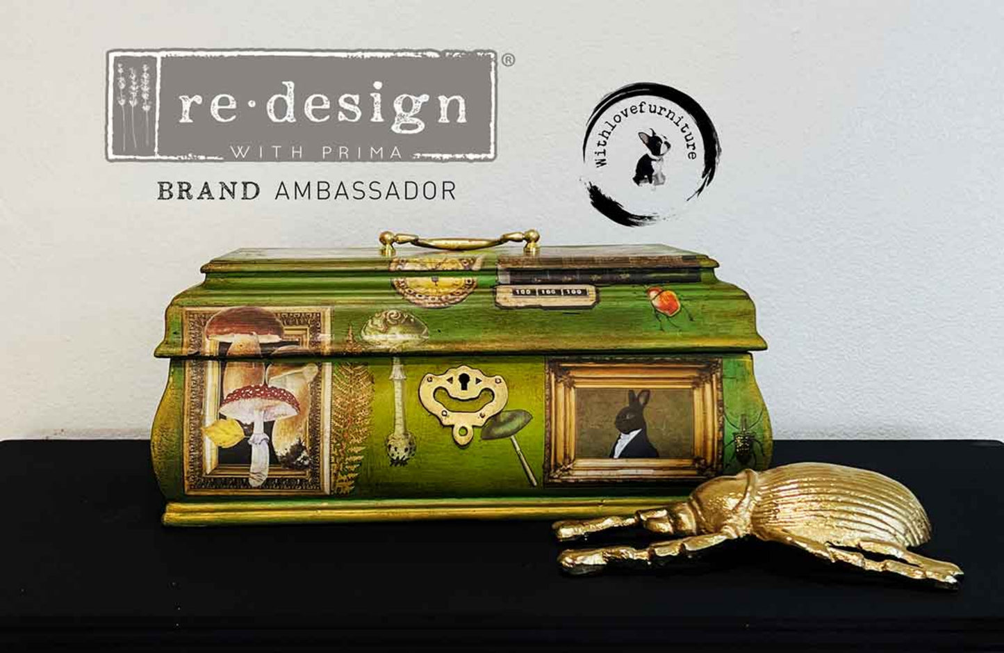 Fancy Friends Steampunk A1 Decoupage Fiber Paper - Redesign Decor Tissue Paper for Decoupaging ~ Decoupage Paper for Furniture 23.4" x 33.1″