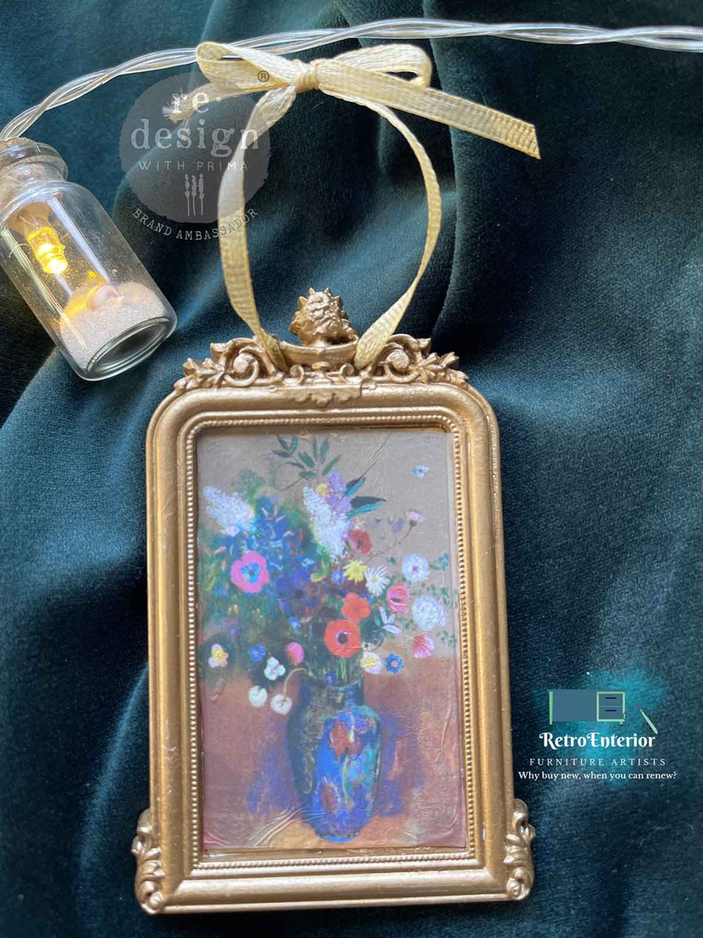 A4 Transfer – Floral Ambiance - Decor Transfers® Redesigns with Prima Furniture Transfers