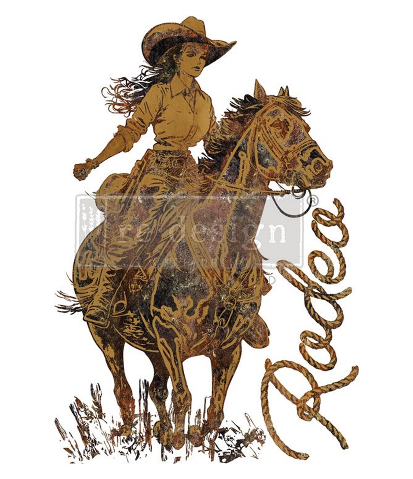 Galloping Grace - Large Redesign with Prima Decor Transfers®