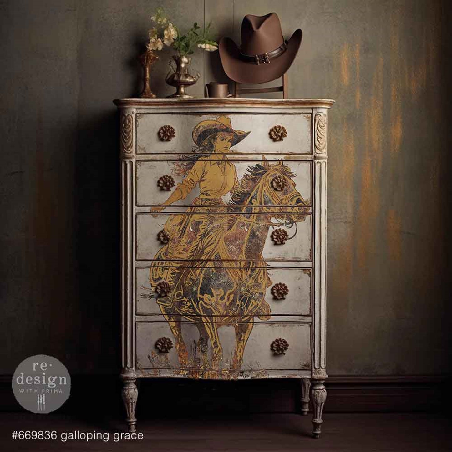 Galloping Grace - Large Redesign with Prima Decor Transfers®