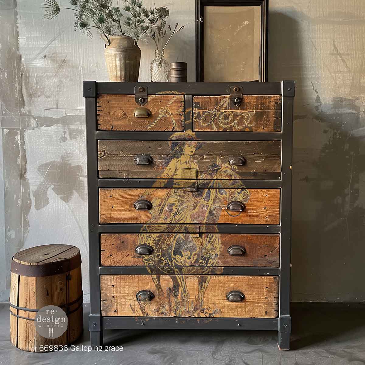 Galloping Grace - Large Redesign with Prima Decor Transfers®
