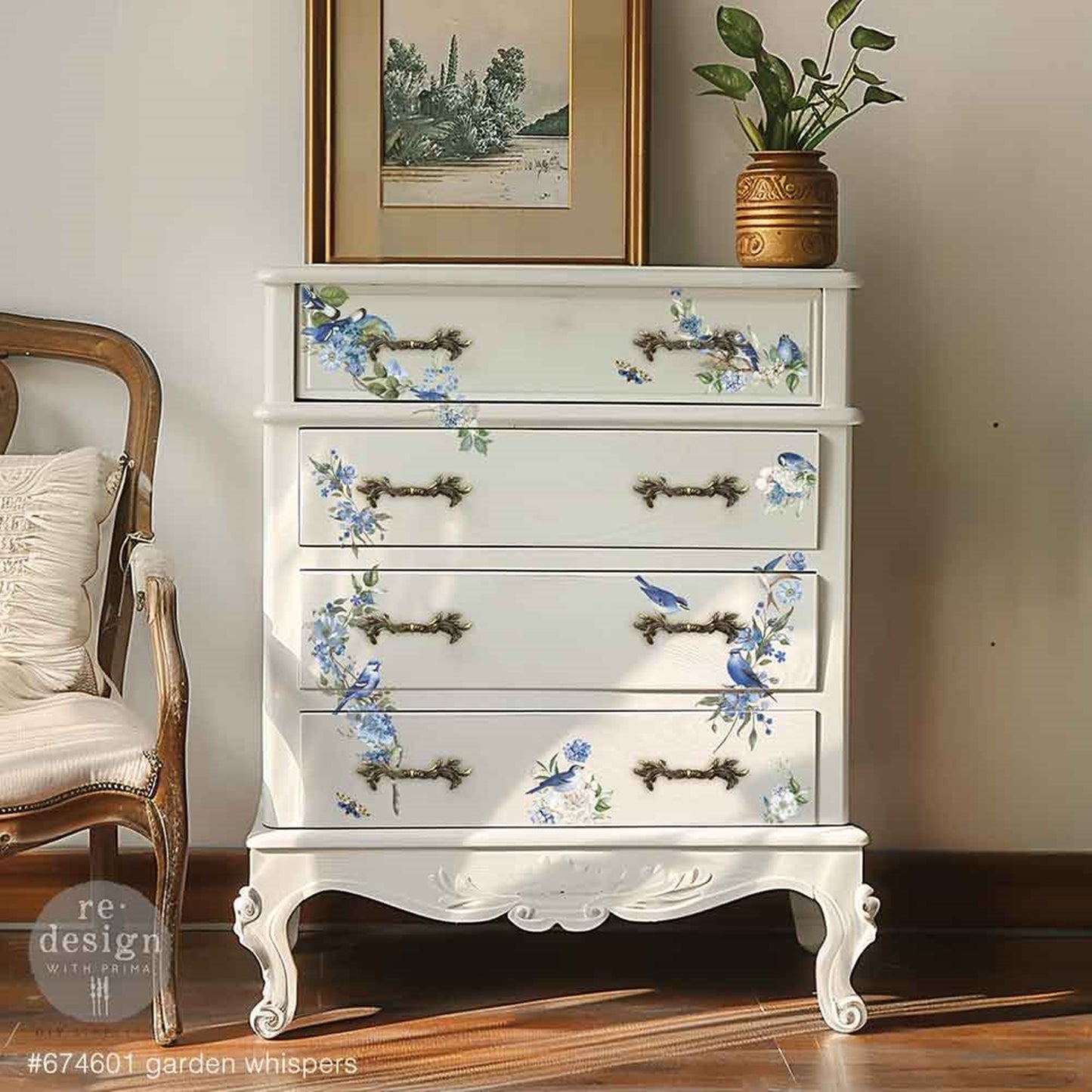 Garden Whispers - Mini Decor Transfers® Redesign with Prima Furniture Transfers