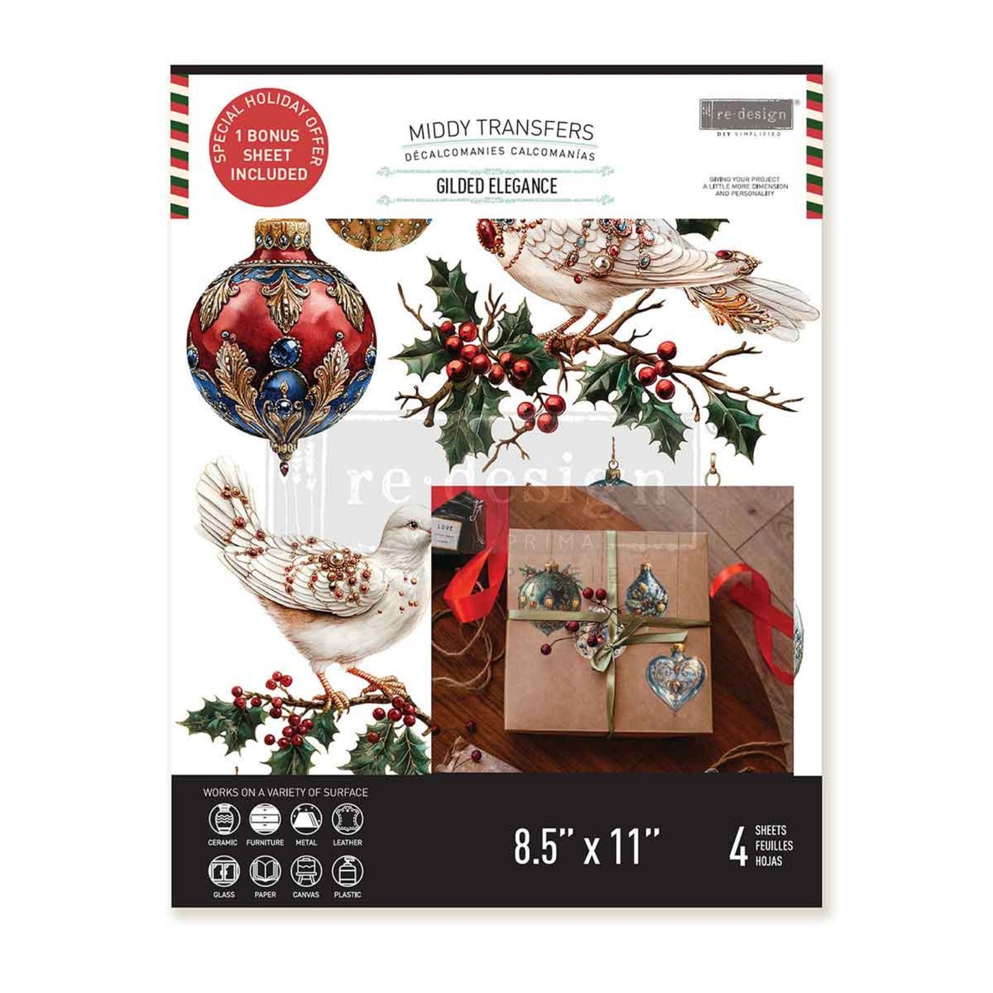 Gilded Elegance - Middy Transfer Decor Transfers®