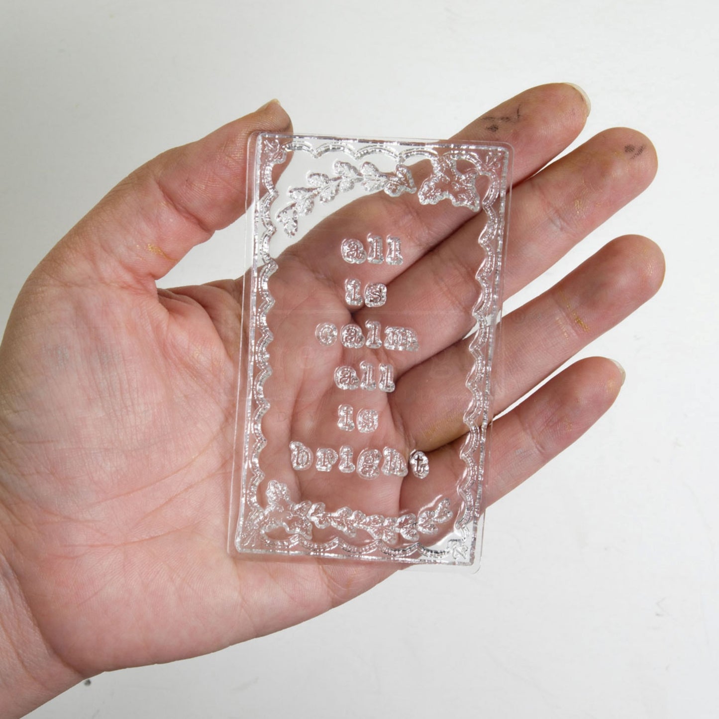 Redesign Decor Stamp – Holly Jolly – 8.5×11 sheet size
