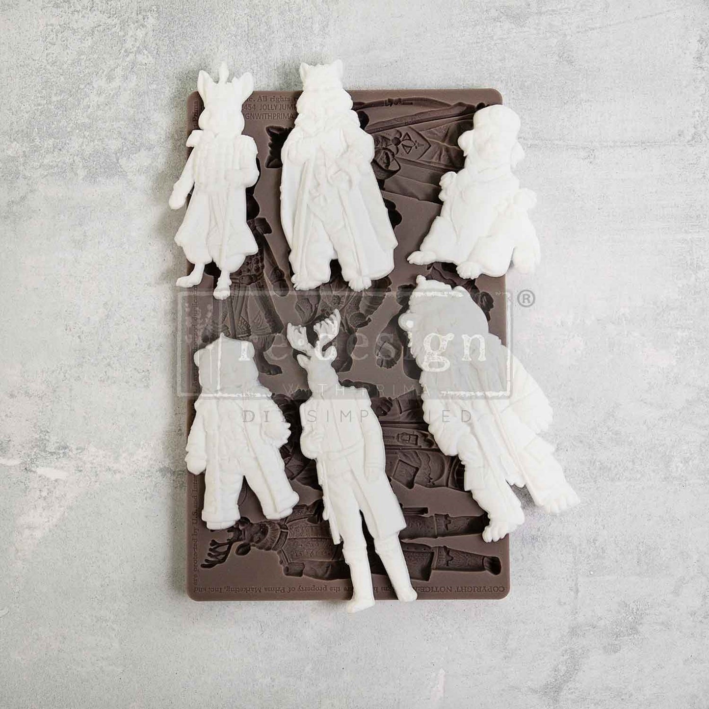 Jolly Jumper Decor Moulds® – 5″ x 8″ x 8mm Redesign with Prima