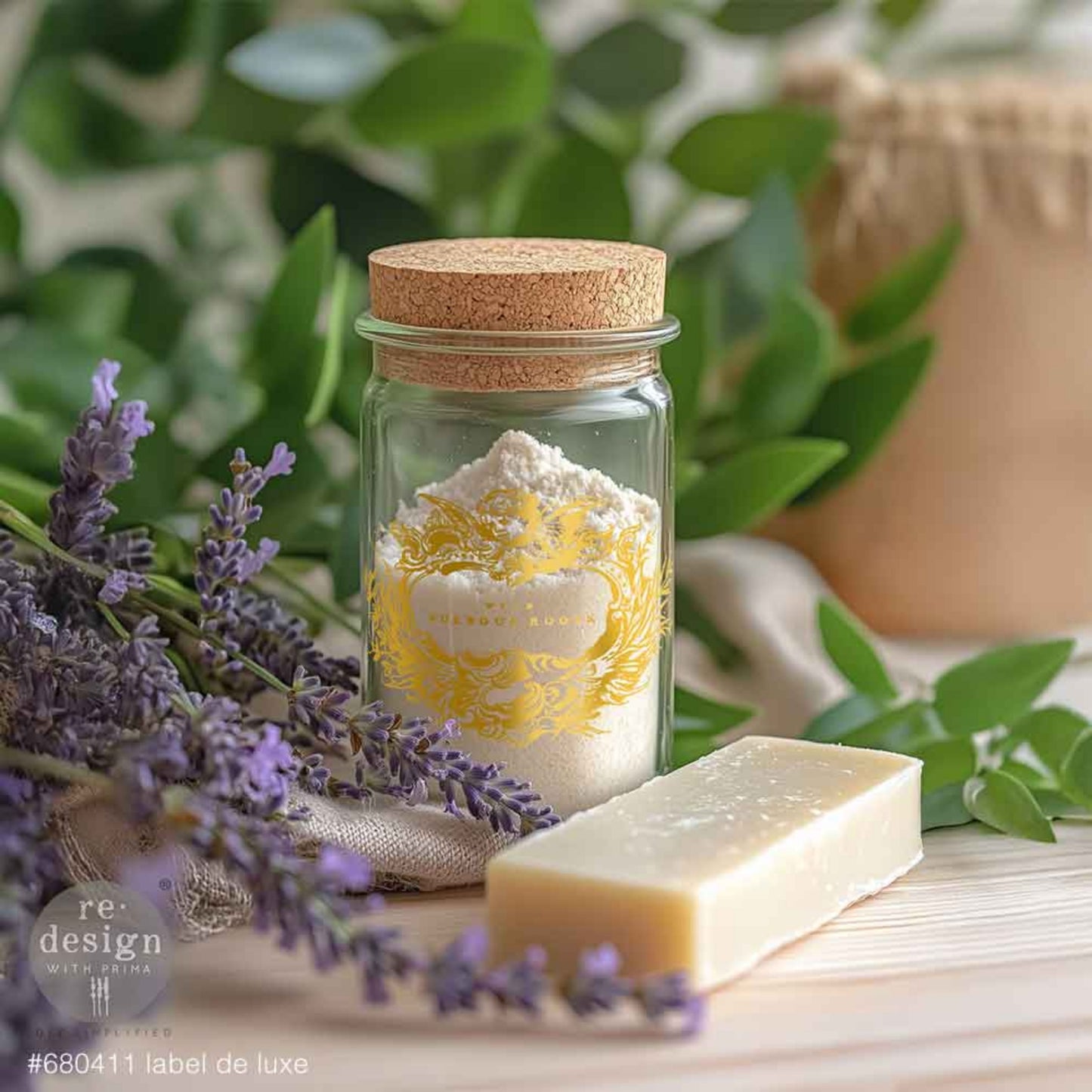 Kacha Collection – Label De Luxe - Decor Transfers® Middy Foil Transfers® Rub on Transfers for Furniture, Redesign with Prima Decor Transfer, Furniture Transfer
