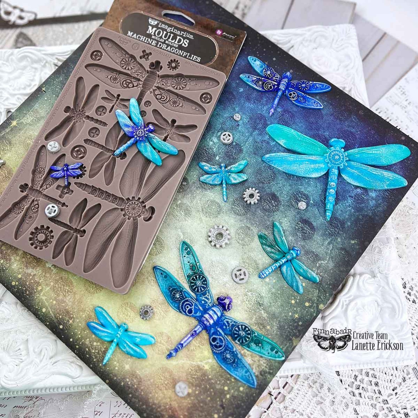 Finnabair Décor Moulds® – Machine Dragonflies