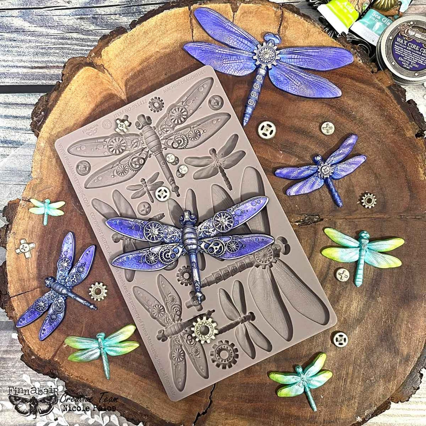 Finnabair Décor Moulds® – Machine Dragonflies