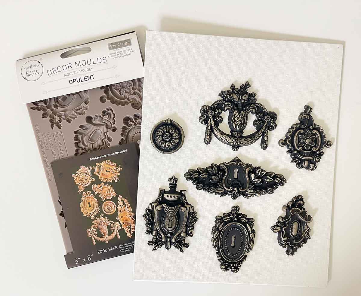 Opulent – 8″x5″, 8mm thickness ~ Redesign Decor Moulds® Silicone Decor Mould - Furniture Decor Mould