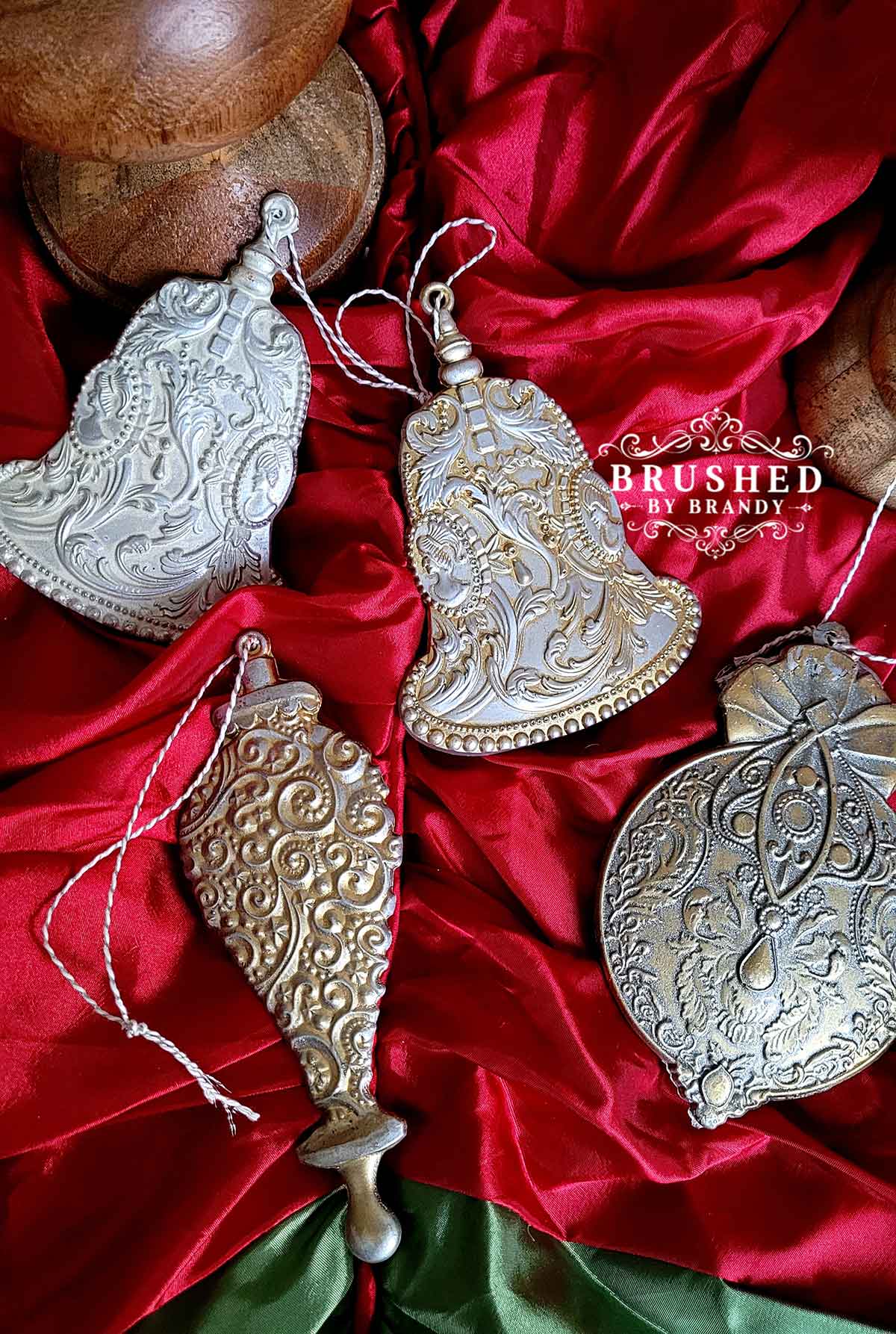 Silver Bells – Ornamental Bell Silicone Mould ~ 1 pc, 5″x8″x8mm