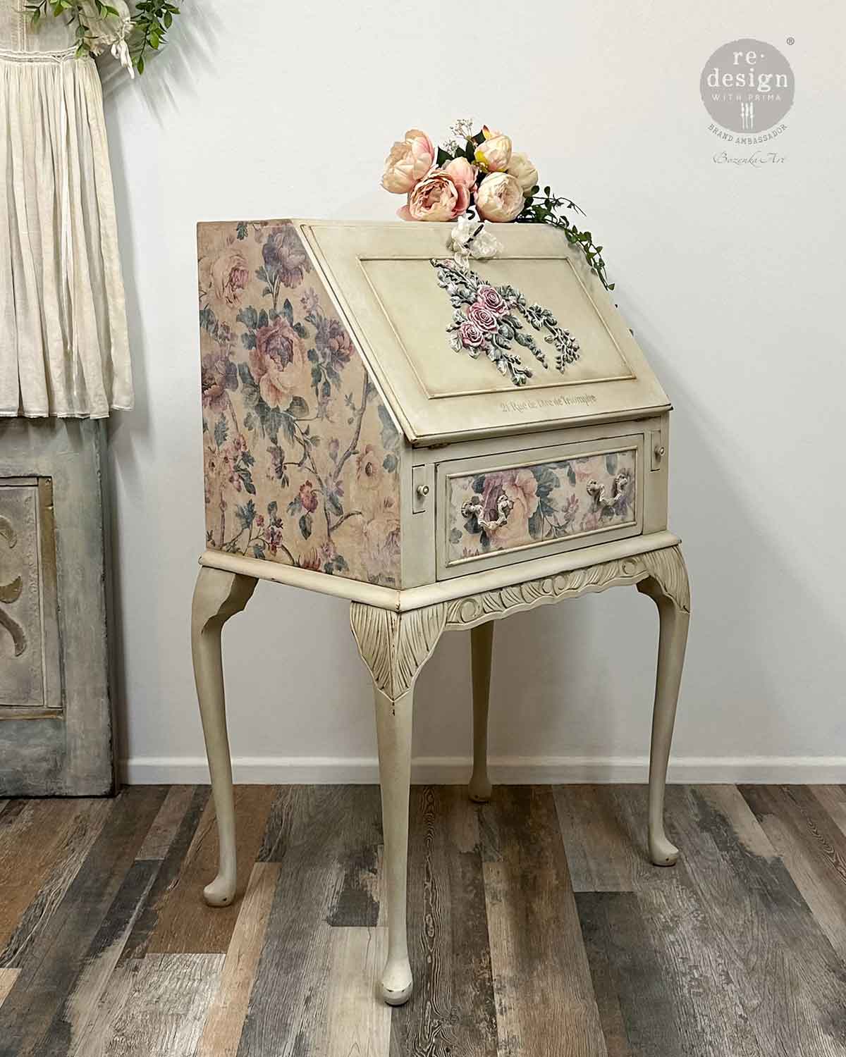 Kacha Timeless Blooms Floral Decoupage Paper – Re·Design with Prima