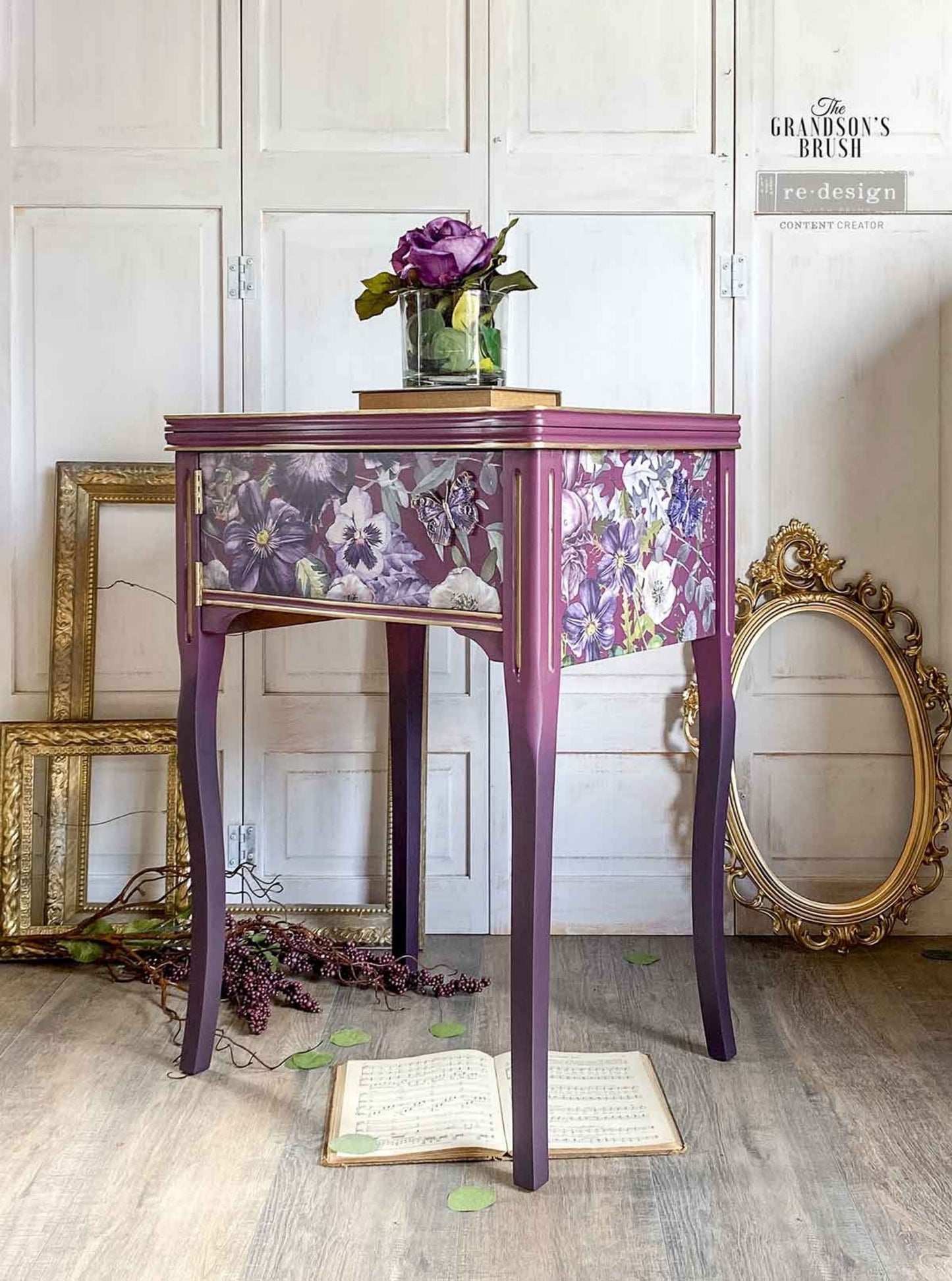Vigorous Violet - Decor Transfers® Redesigns with Prima Furniture Transfers