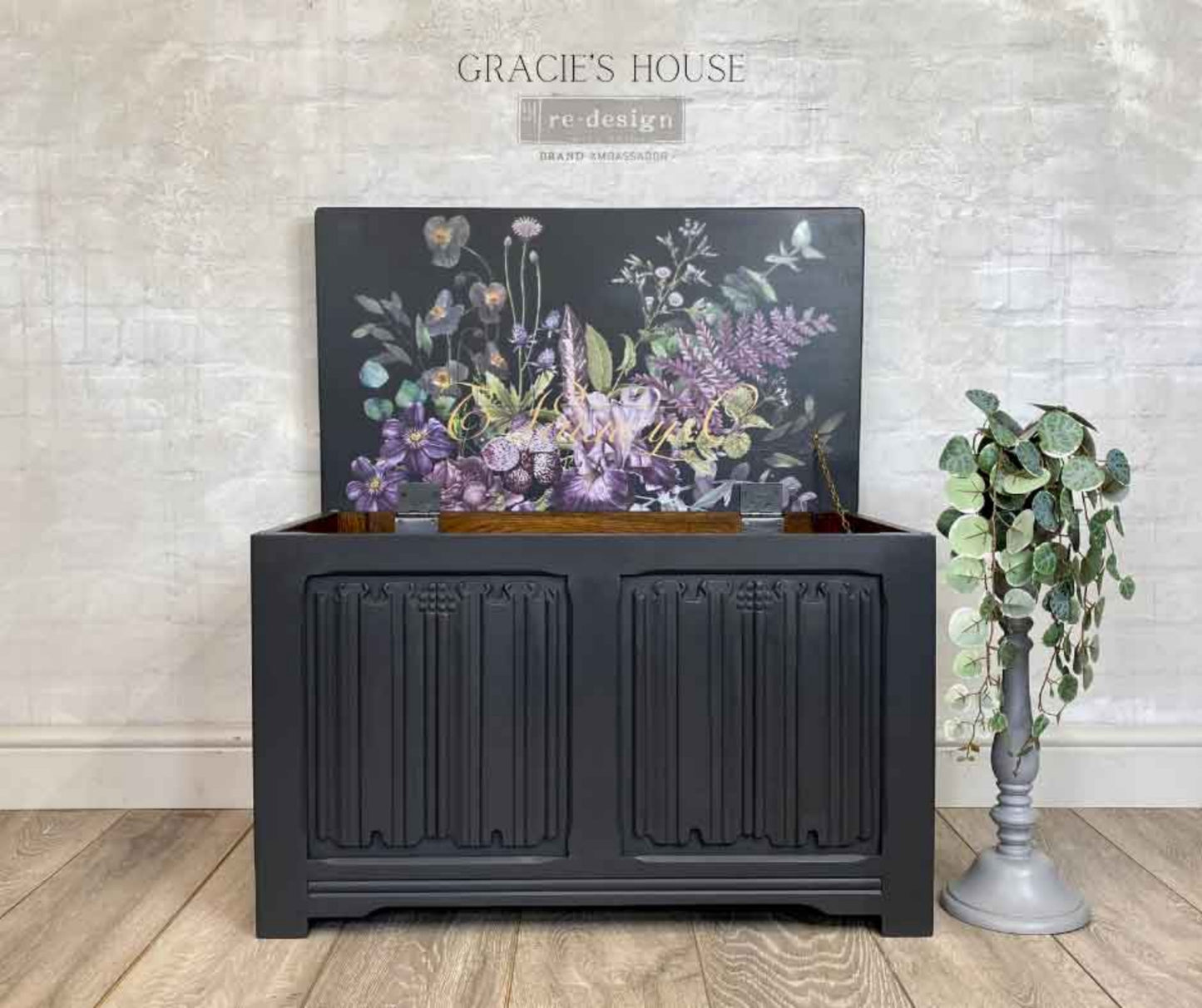 Vigorous Violet - Decor Transfers® Redesigns with Prima Furniture Transfers