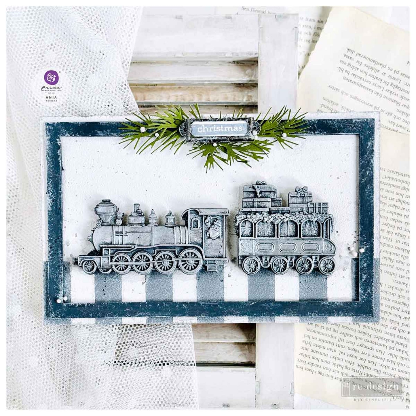The Jolly Express Decor Moulds ~ Chistmas Mould ~ 1 pc, 5″x10″x8mm