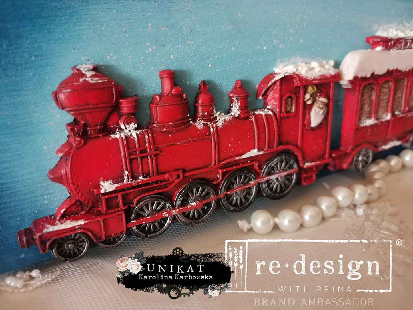 The Jolly Express Decor Moulds ~ Chistmas Mould ~ 1 pc, 5″x10″x8mm