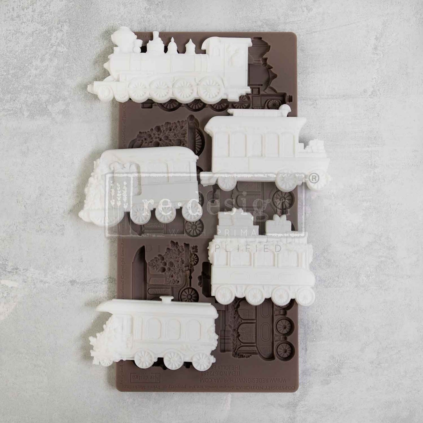 The Jolly Express Decor Moulds ~ Chistmas Mould ~ 1 pc, 5″x10″x8mm
