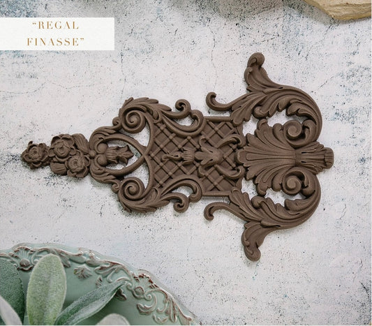 Decor Poly –  Ethereal Bouquet – Redesigns with Prima - Prima Decor Poly - Decor Applique - Bendable Casting - Furniture makeover - Furniture accent