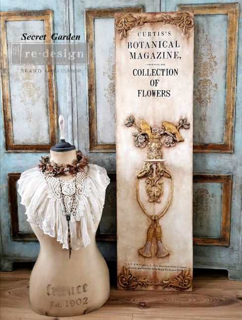 Antique Scrolls – 8″x5″, 8mm thickness ~ Redesign Decor Moulds®
