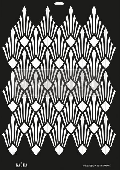 Décor Stencil Kacha – Sun Lit Diamonds