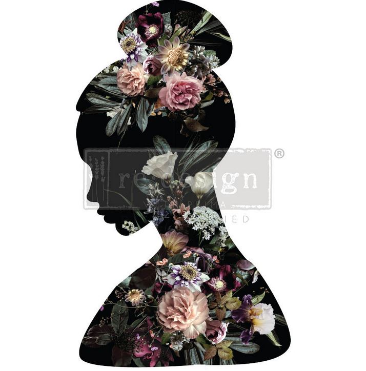 Floral Silhouette ~ Decor Transfers®