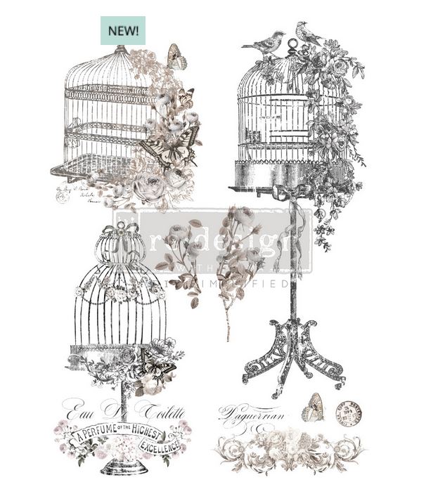 La Voliere ~ Re-design with Prima ~ Decor Transfers®