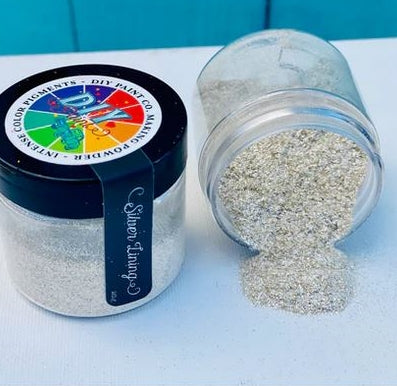 DIY Paint ~ Making Powders ~ Silver Lining
