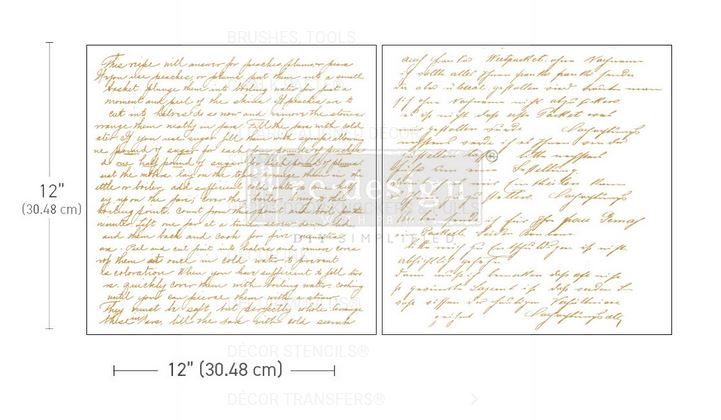 New Sweet Notes - Maxi Decor Transfers®