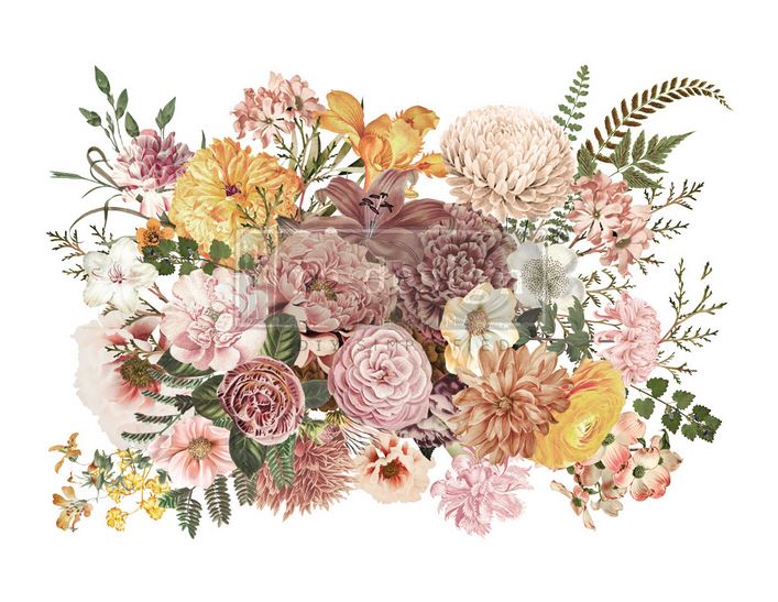 Woodland Floral ~ Re-design with Prima ~ Decor Transfers®