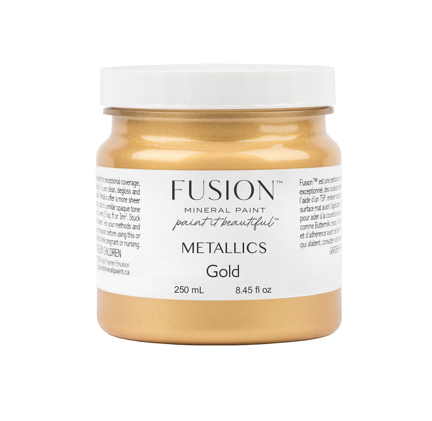 Fusion Metallic Paint - Pale Gold