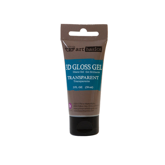 Art Basics – 3D Gloss Gel – Transparent – 2oz Tube