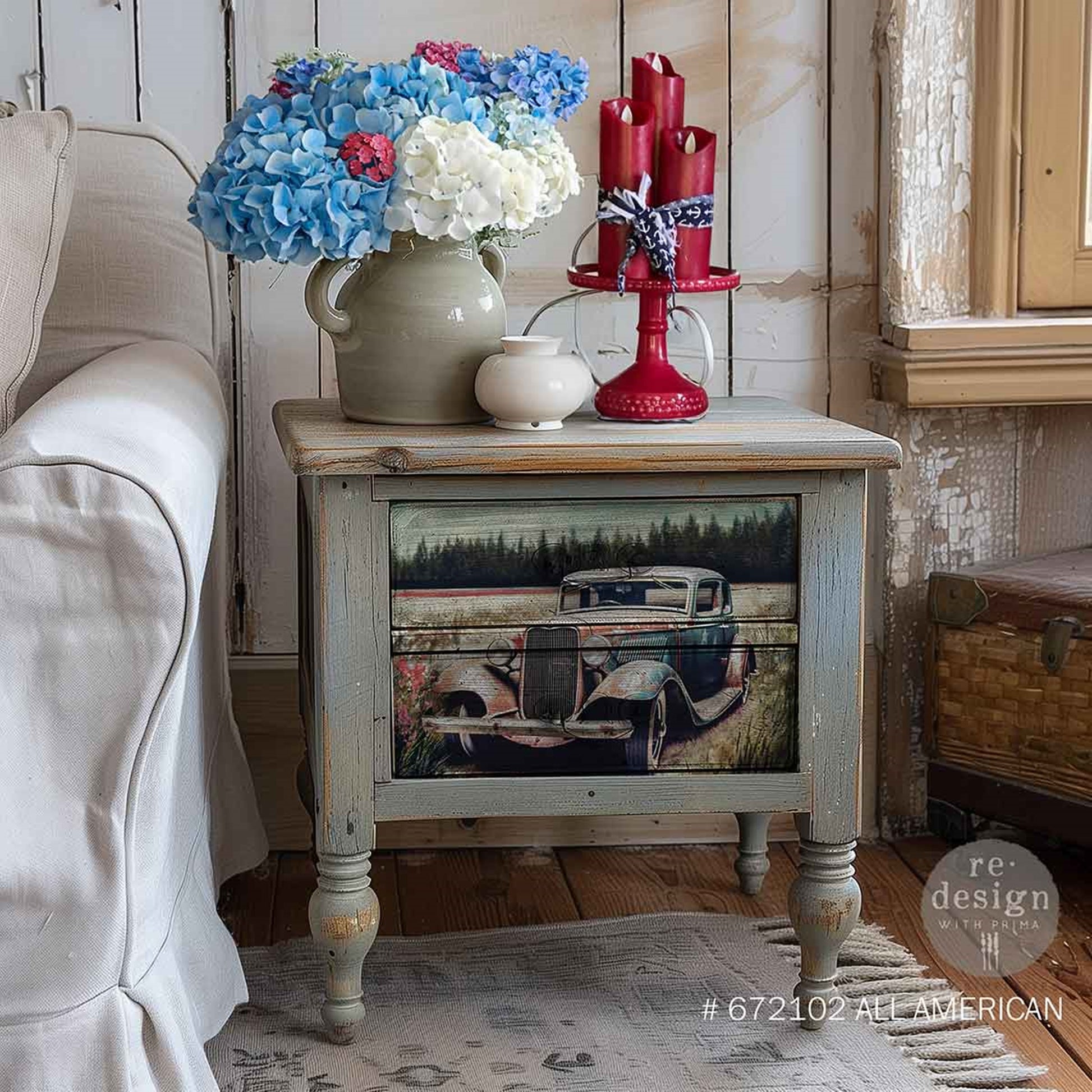 A3 decoupage fiber paper All American 11.7 x 16.5 inch sheets