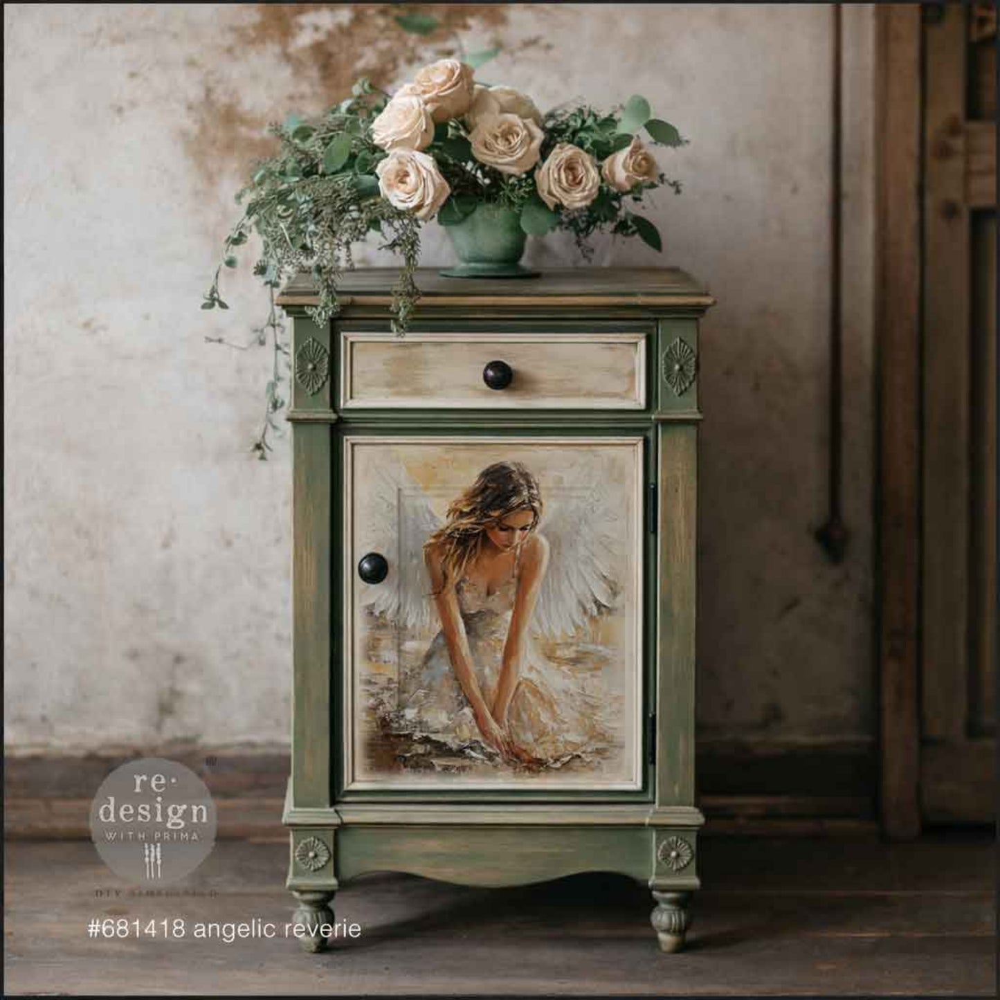 A3 Decoupage Fiber – Angelic Reverie – 1 Sheet, 11.7" x 16.5"