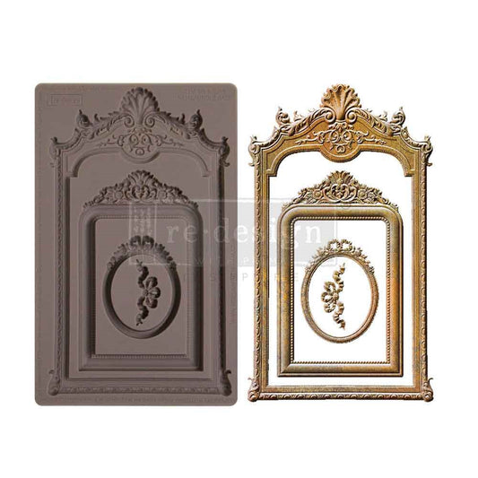 Antique Gaze  – 8″x5″, 8mm thickness ~ Redesign Decor Moulds® Silicone Deco Mould - Furniture Decor Mould