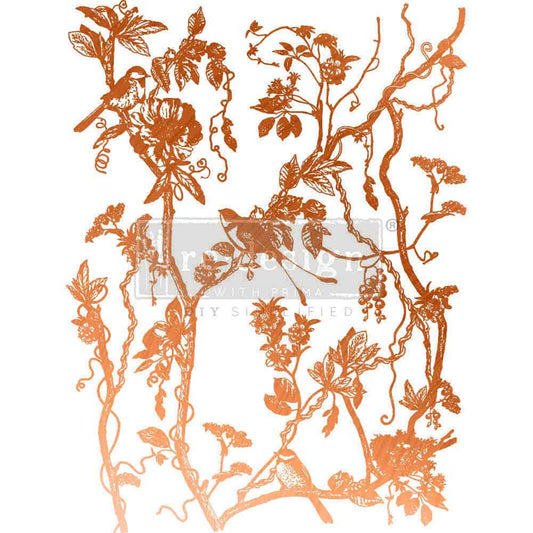Kacha Collection –Copper Foil – Bird Watching - Decor Transfers®