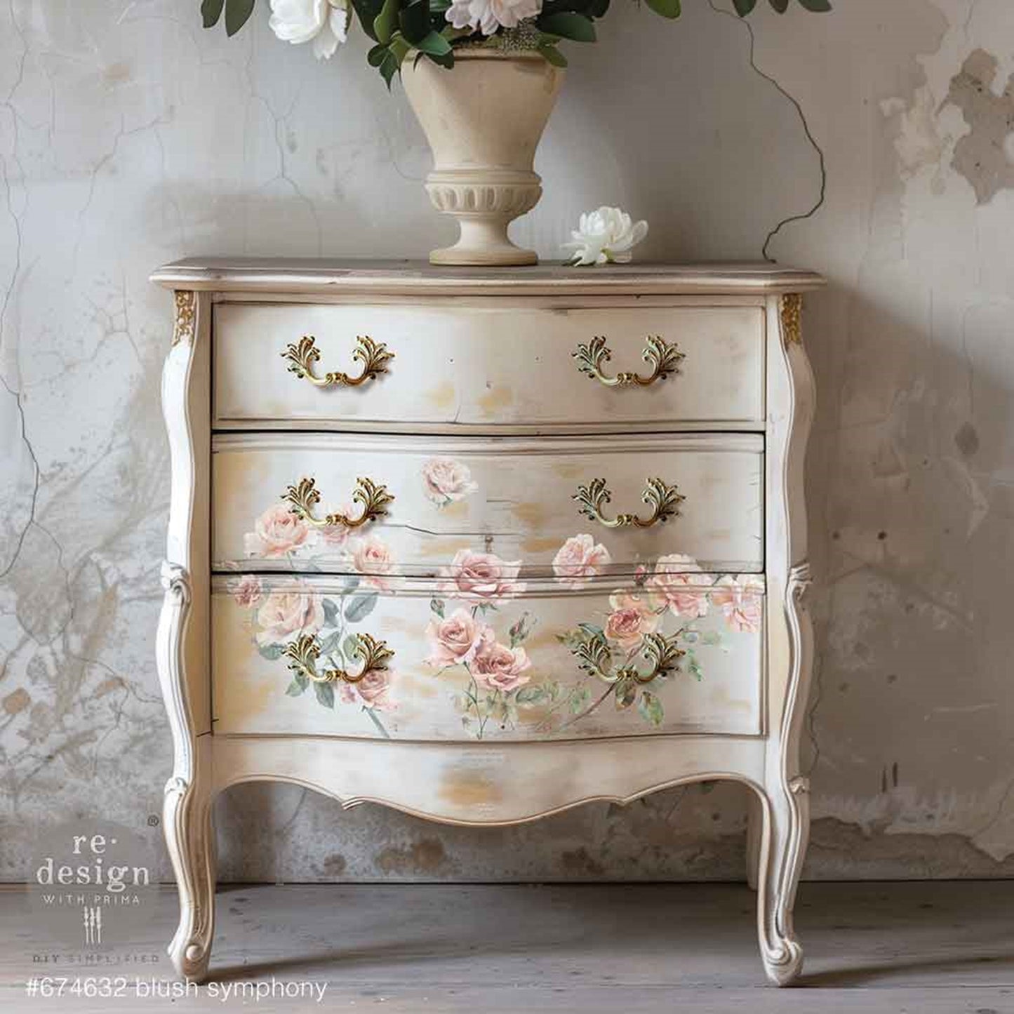 Blush Symphony - Mini Decor Transfers® Redesign with Prima Furniture Transfers